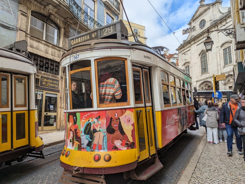 a traditional Tram, Lisbon